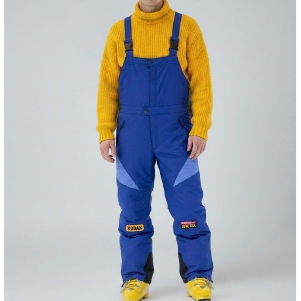 Vintage 80s Hard Corps Kodak GoreTex Jumpsuit Snowsuit Bib Ski Men 38 XL Overall